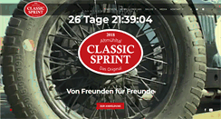 Desktop Screenshot of classic-sprint.de